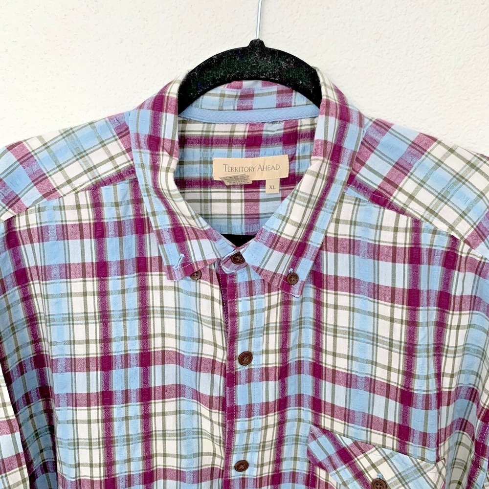 Mens‎ The Territory Ahead Button Down Casual Light Weight size XL